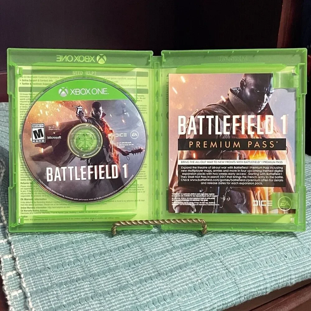 Battlefield 1 (Microsoft XBOX ONE) TESTED Complete Case Disc Video Game